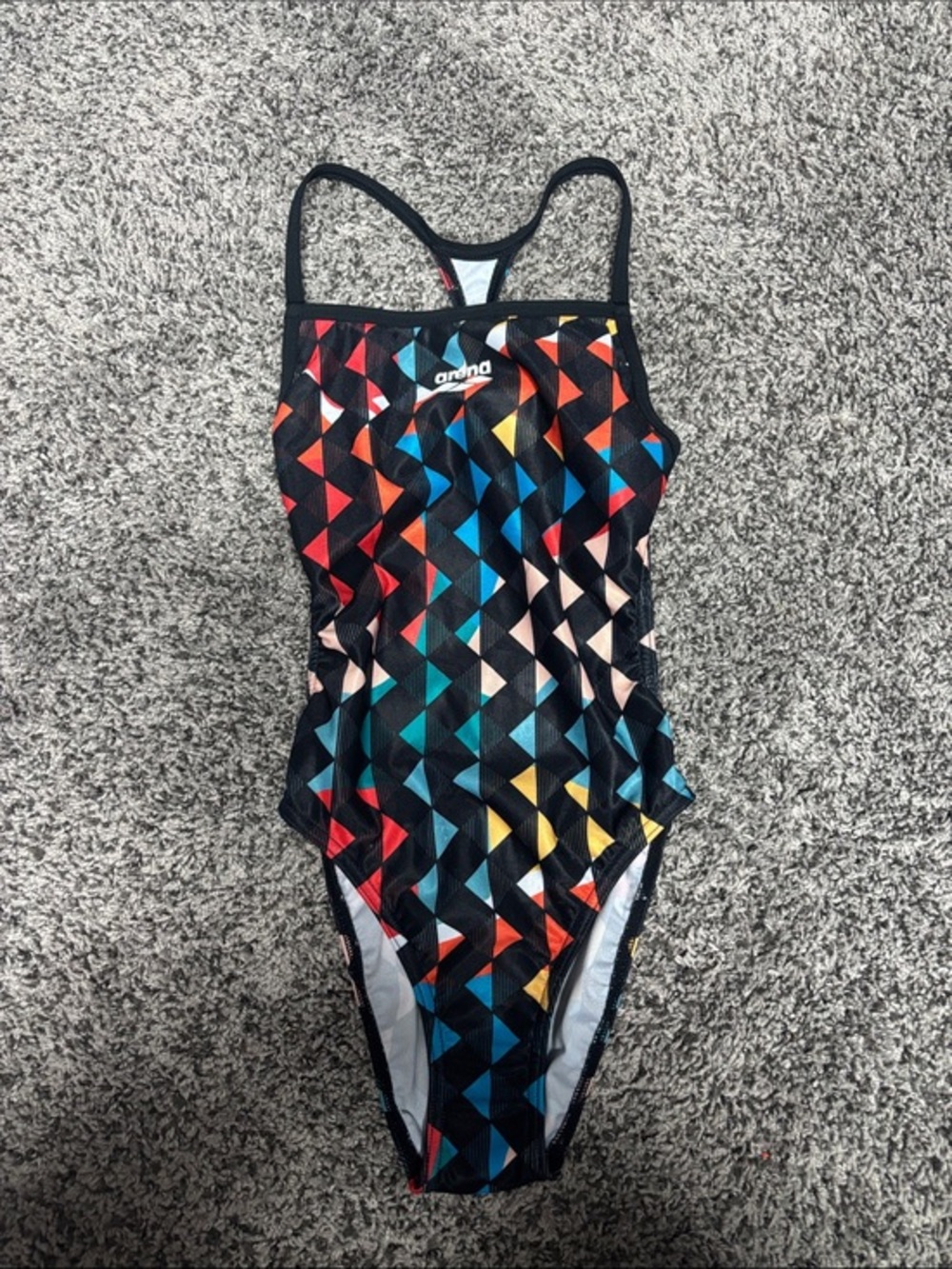 Arena Women’s Multicolor Geometric One-Piece Swimsuit